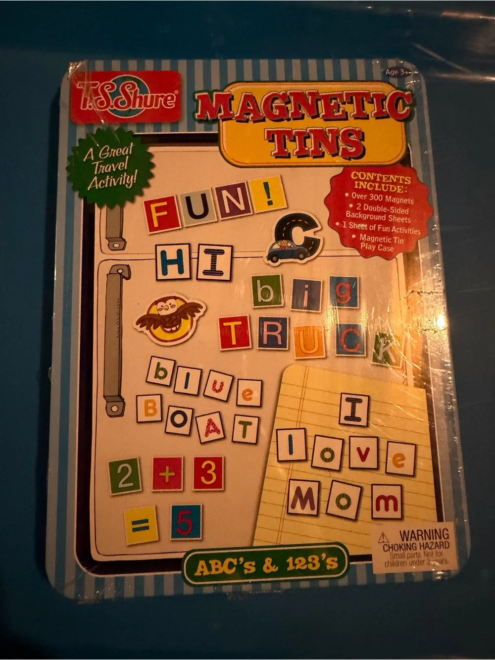 Magnetic Tins ABC's & 123's - Blue
